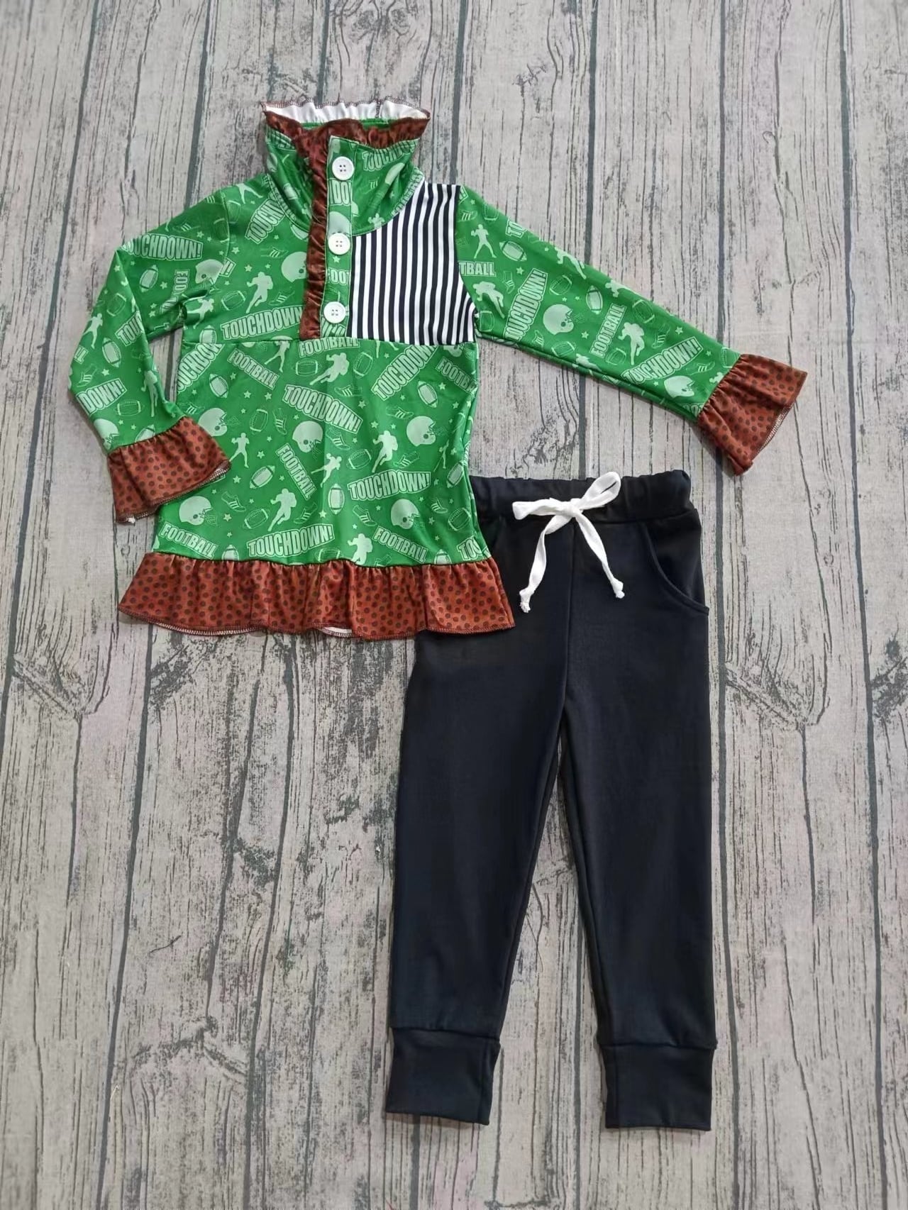 On the Field Ruffle Jogger Set