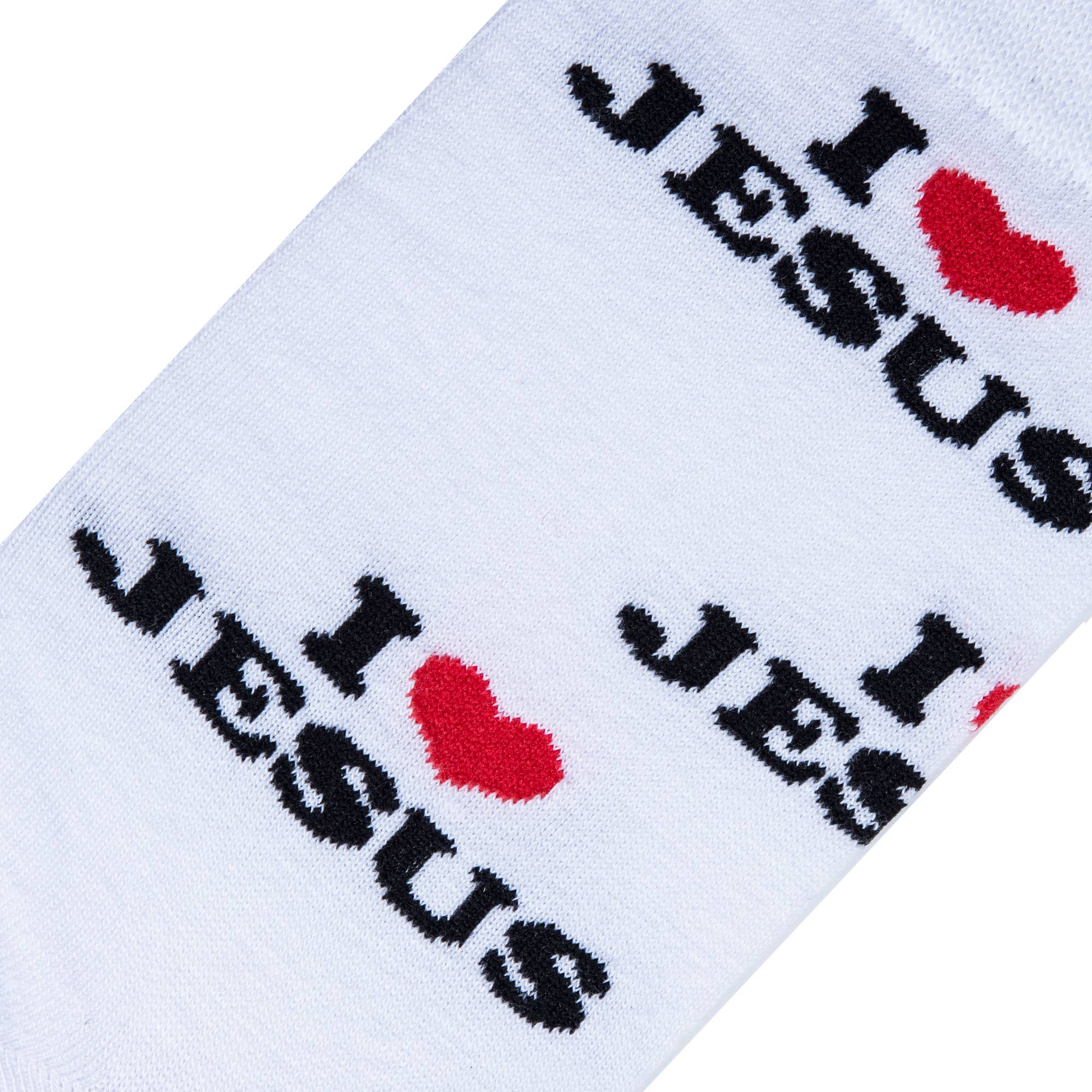 I Love Jesus - Womens Crew Folded