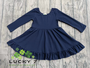 Navy Cotton Dress