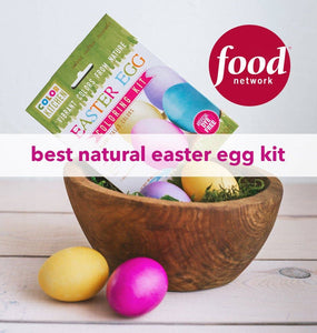 Natural Easter Egg Coloring Kit-Orange, Purple, Blue - Plant Based Colors