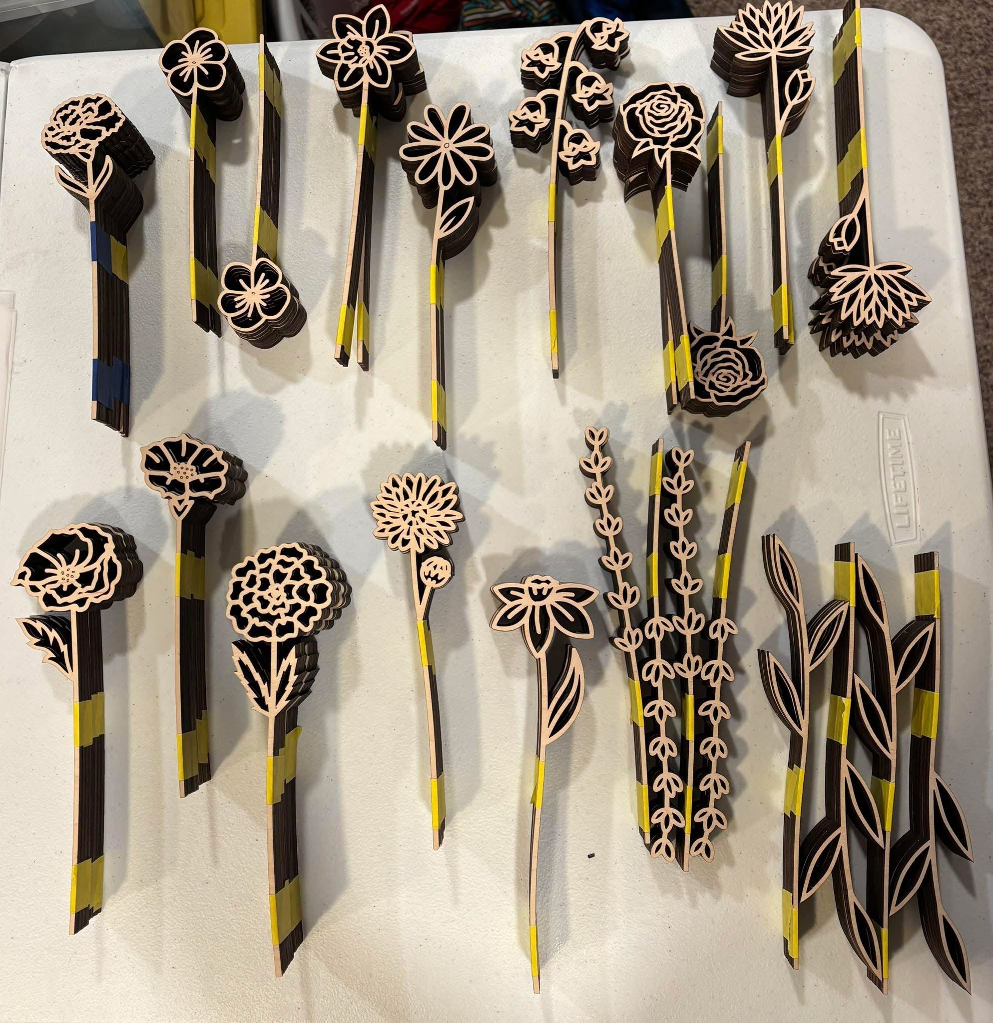 ***PREORDER*** Wood Birth Month Flowers