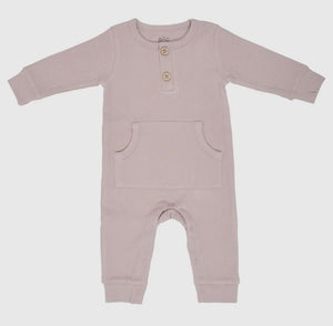 Baby Ribbed Playsuit with Pocket