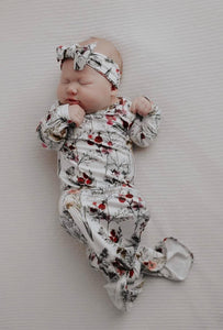 Infant Knotted Gowns - Prints