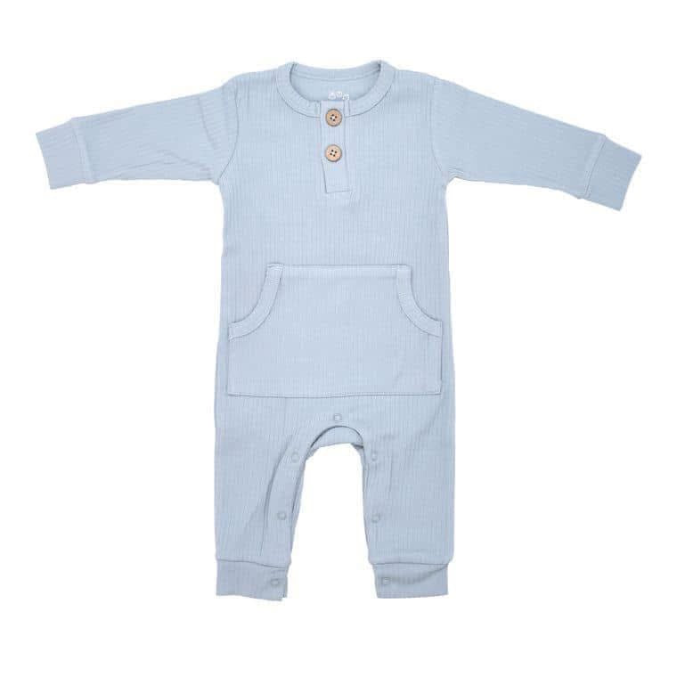 Baby Ribbed Playsuit with Pocket