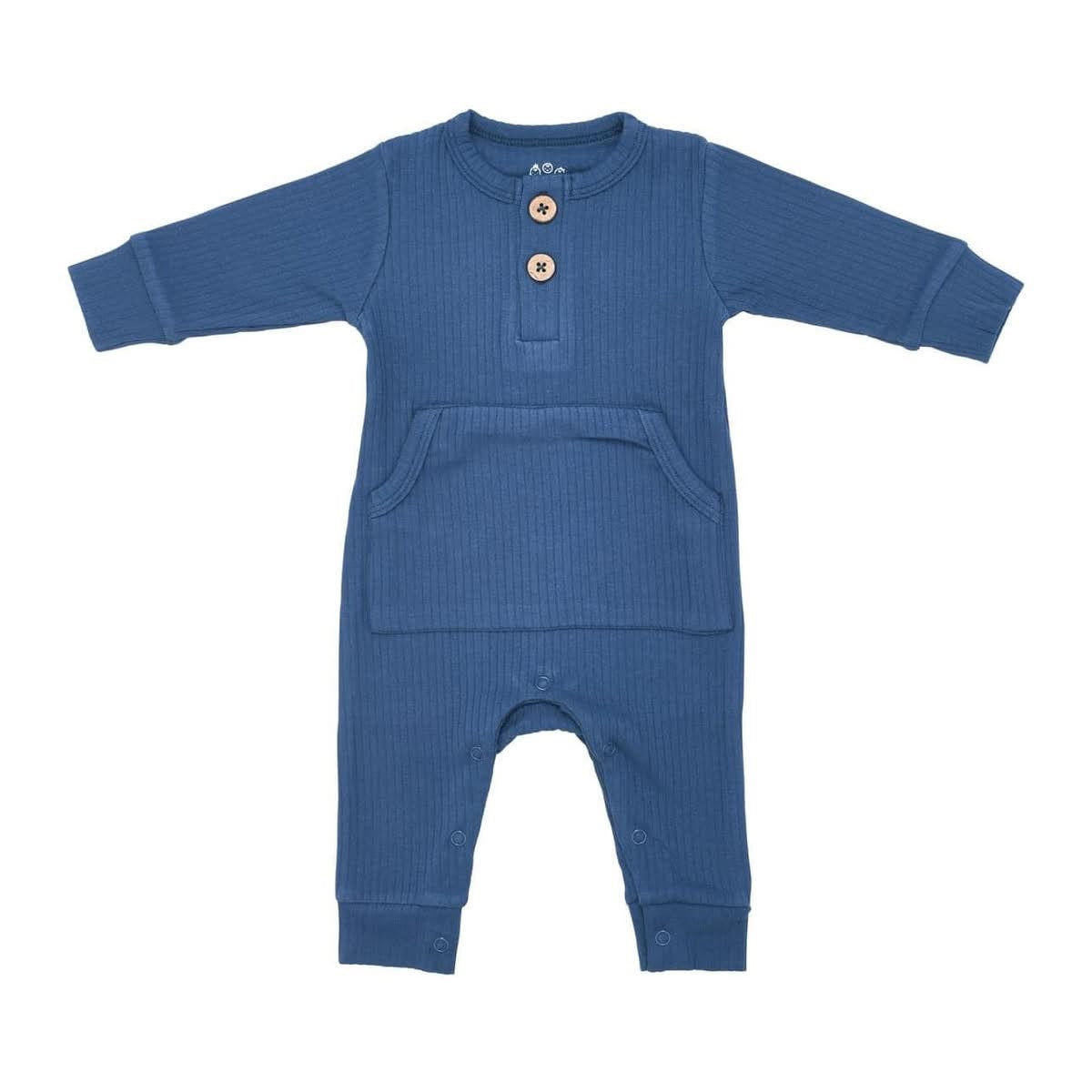 Baby Ribbed Playsuit with Pocket