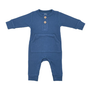 Baby Ribbed Playsuit with Pocket