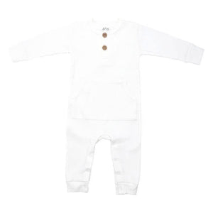 Baby Ribbed Playsuit with Pocket