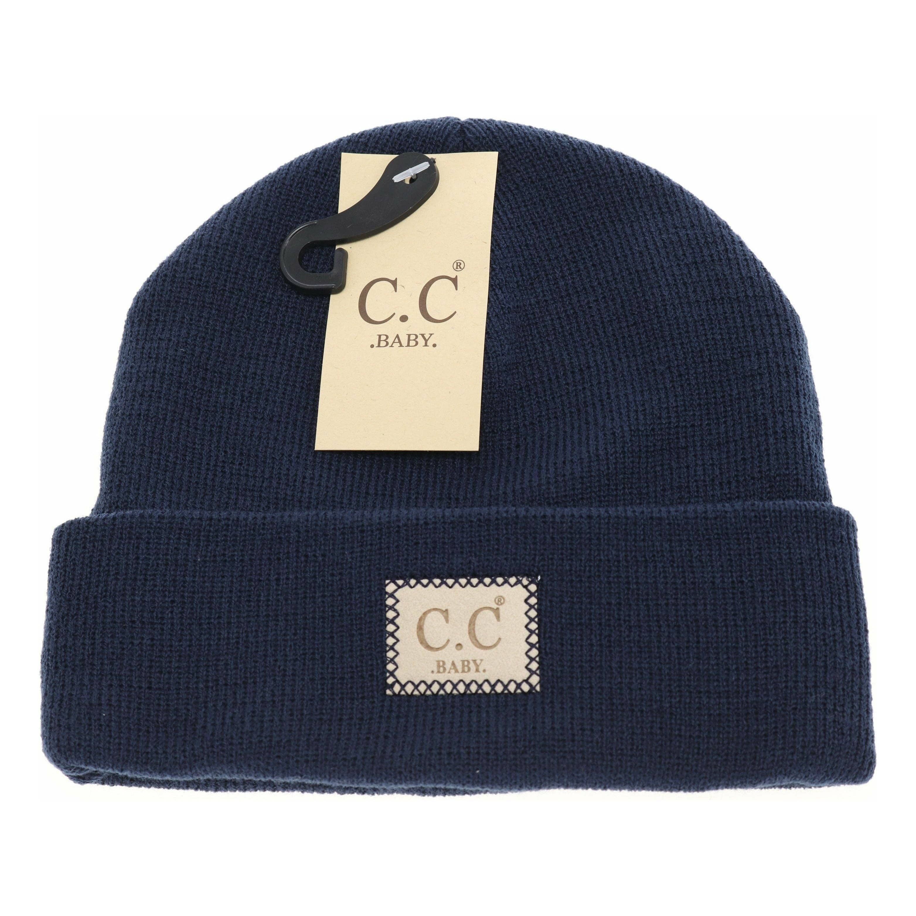 Classic Oversized Logo CC Baby Beanie
