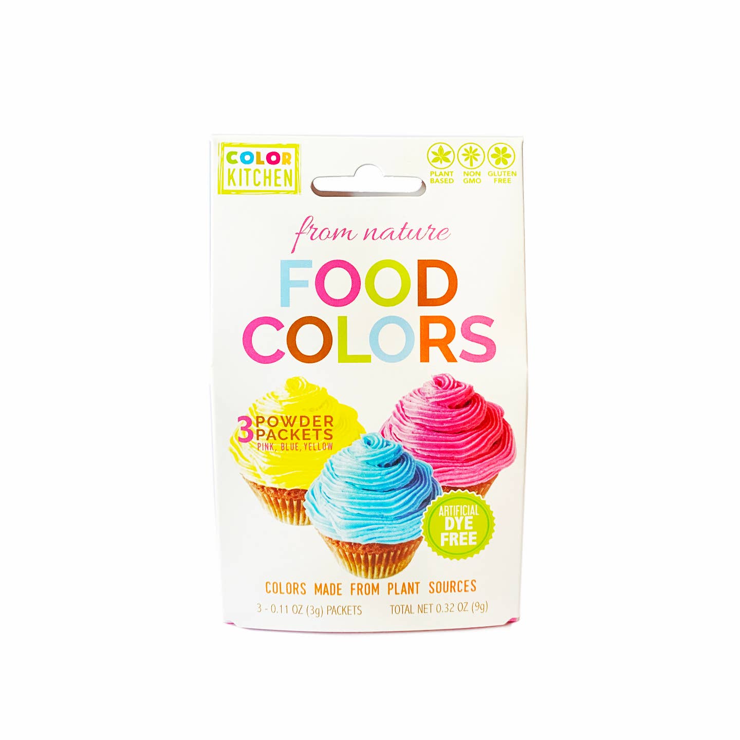 Natural Color Set of 3 - Food Colors, Artificial Dye-free