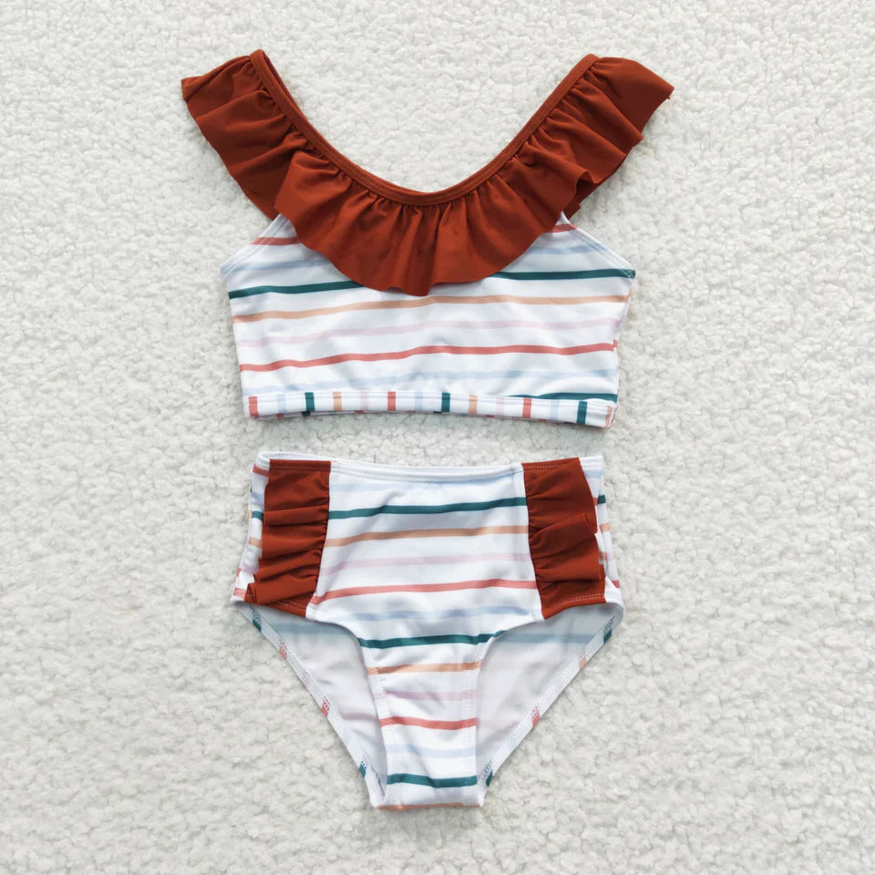 2-piece Stripe Swimsuit